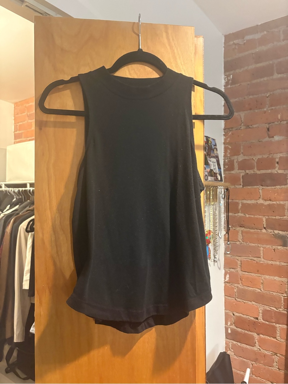 Black Sleeveless Tank Top - Women